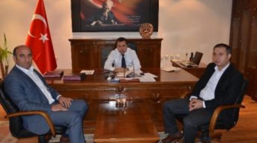 Eğitim Bir-sen&rsquo;den, Samsat İl&ccedil;e Kaymakamlığına Ziyaret