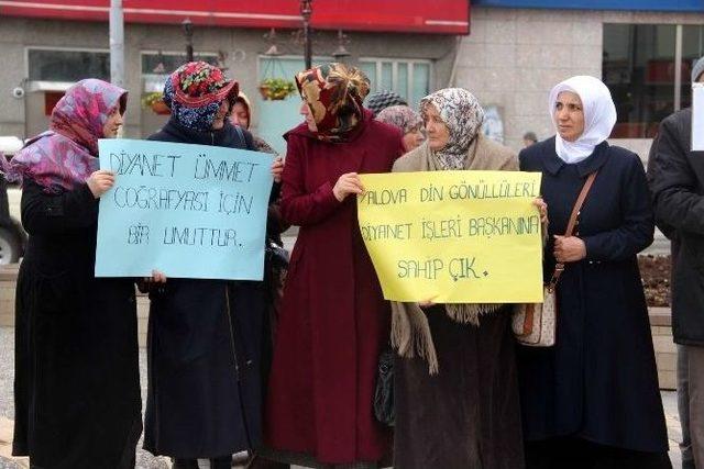 Yalovalı Diyanet Mensupları Diyanet İşleri Başkanına Sahip Çıktı