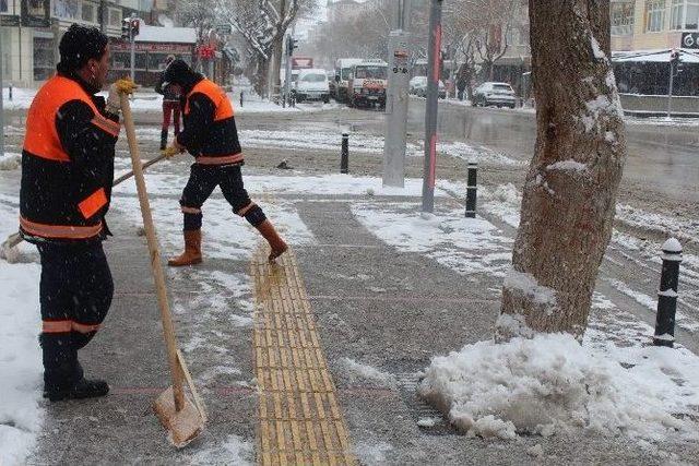 Karaman’da Kar Yağışı