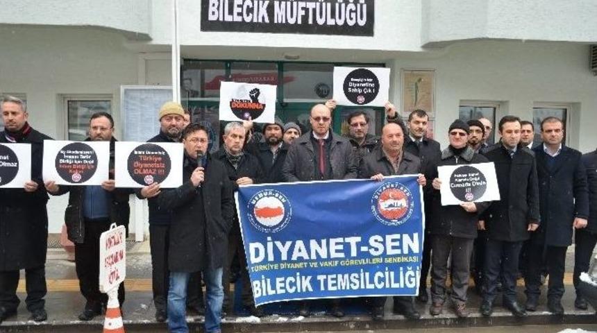 Bilecik&rsquo;te &ldquo;diyanetime Dokunma- Diyanetine Sahip &Ccedil;ık&rdquo; Eylemi