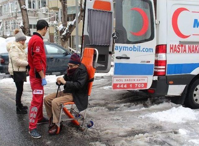 99 Yaşındaki Diyaliz Hastasının İmdadına Belediye Ekipleri Yetişti