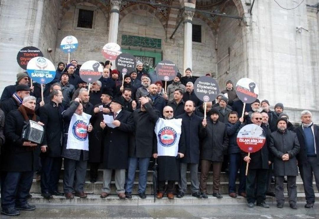 Diyanet-sen &Uuml;yelerinden Diyanet İşleri Başkanlığına Destek