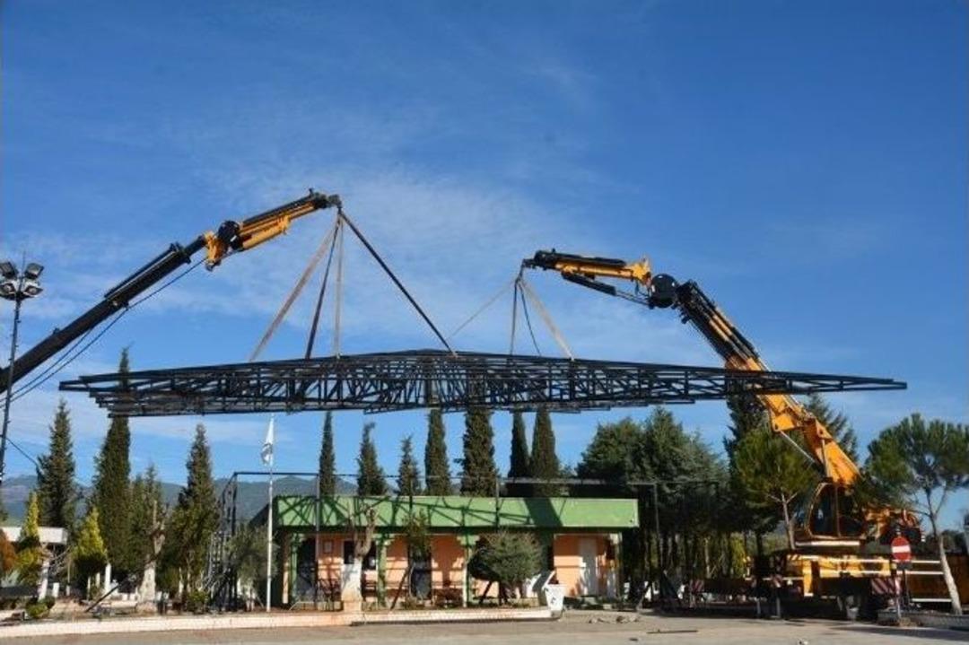 Kemer Mezarlığı İdare Binası Yenileniyor