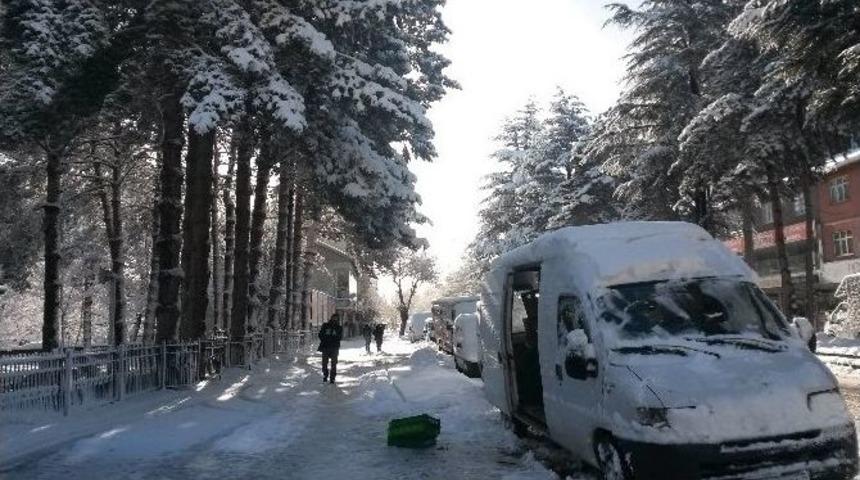 Tatvan’da Kar Yağışı