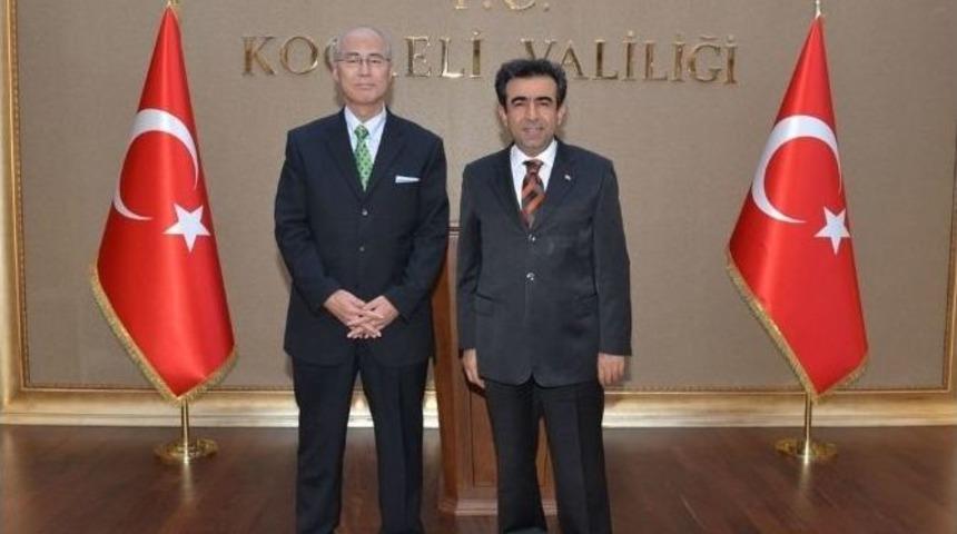 Japonya İstanbul Başkonsolosu&rsquo;ndan Kocaeli Valisi&rsquo;ne Ziyaret