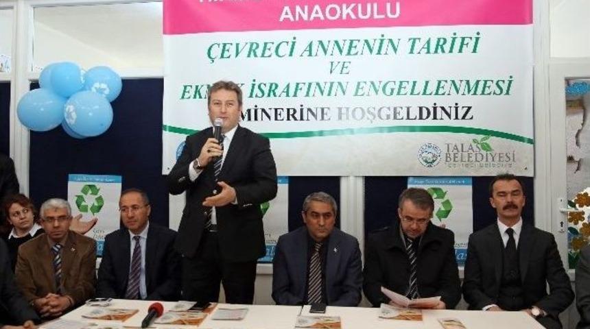 Talas&rsquo;ta Ekmek İsrafı Anlatıldı