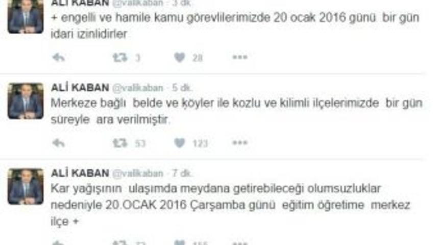 Zonguldak&rsquo;ta Eğitime Bir G&uuml;n Ara Verildi