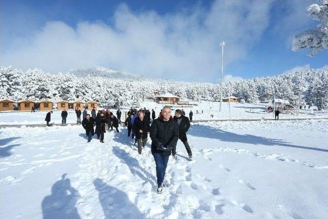 Büyükşehir Belediye Meclisi Bağbaşı Yaylası’nı Gezdi