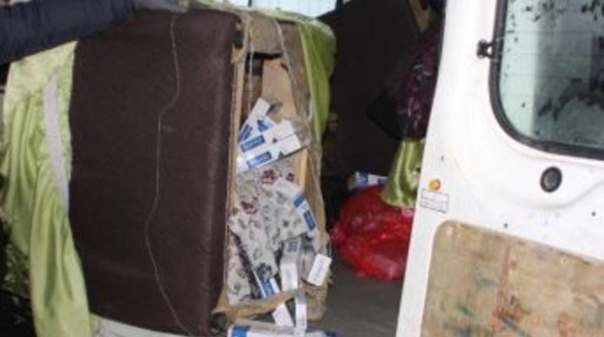 Düzce’de Kaçak Sigara Tacirlerine Darbe