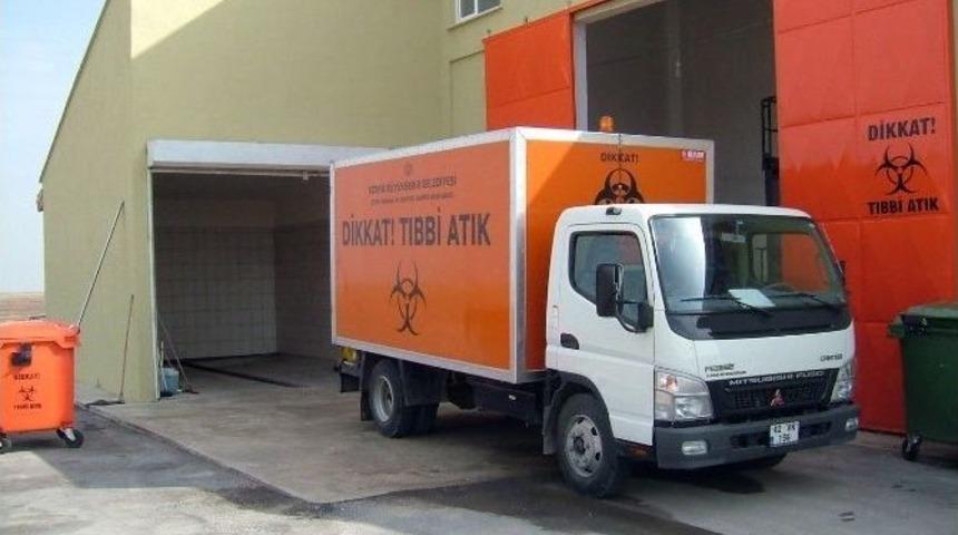 Konya&rsquo;da G&uuml;nl&uuml;k 6 Ton Tıbbi Atık Bertaraf Ediliyor