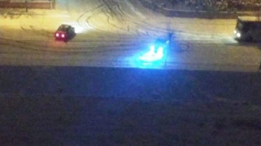 Malatya&rsquo;da Kar Yağışı S&uuml;r&uuml;c&uuml;lere Zor Anlar Yaşattı