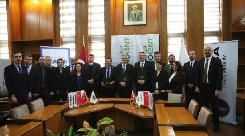 &Ccedil;&uuml;, Teknokent İle Temsa İşbirliği Ek Protokol&uuml; İmzalandı