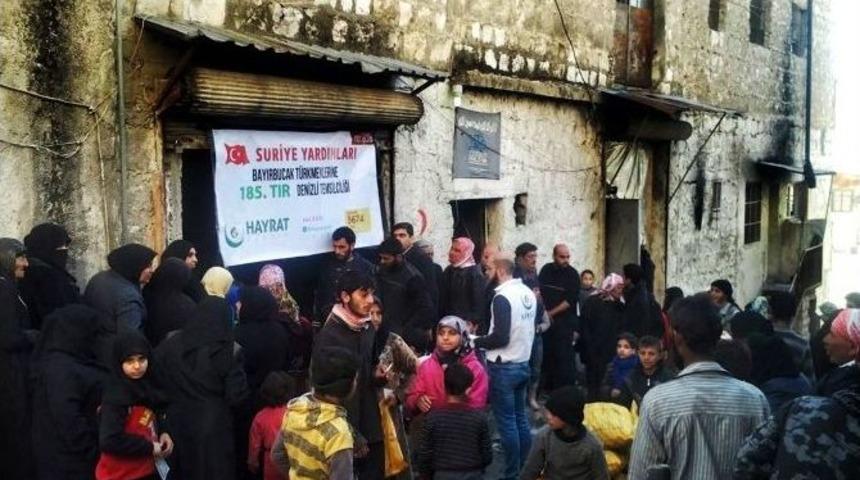 Denizli&rsquo;den G&ouml;nderilen Yardımlar Bayırbucak T&uuml;rkmenlerine Ulaştı