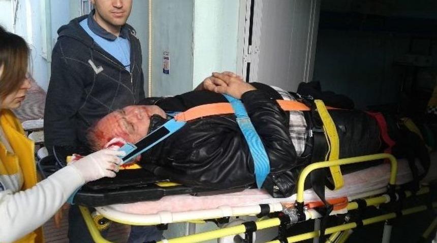 Ticari Aracın &Ccedil;arptığı Kıbrıs Gazisi Yaralandı