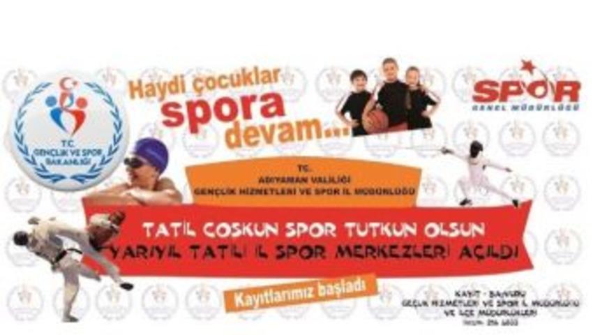 &Ouml;ğrenciler Tatil Coşkusunu Sporla Yaşayacak