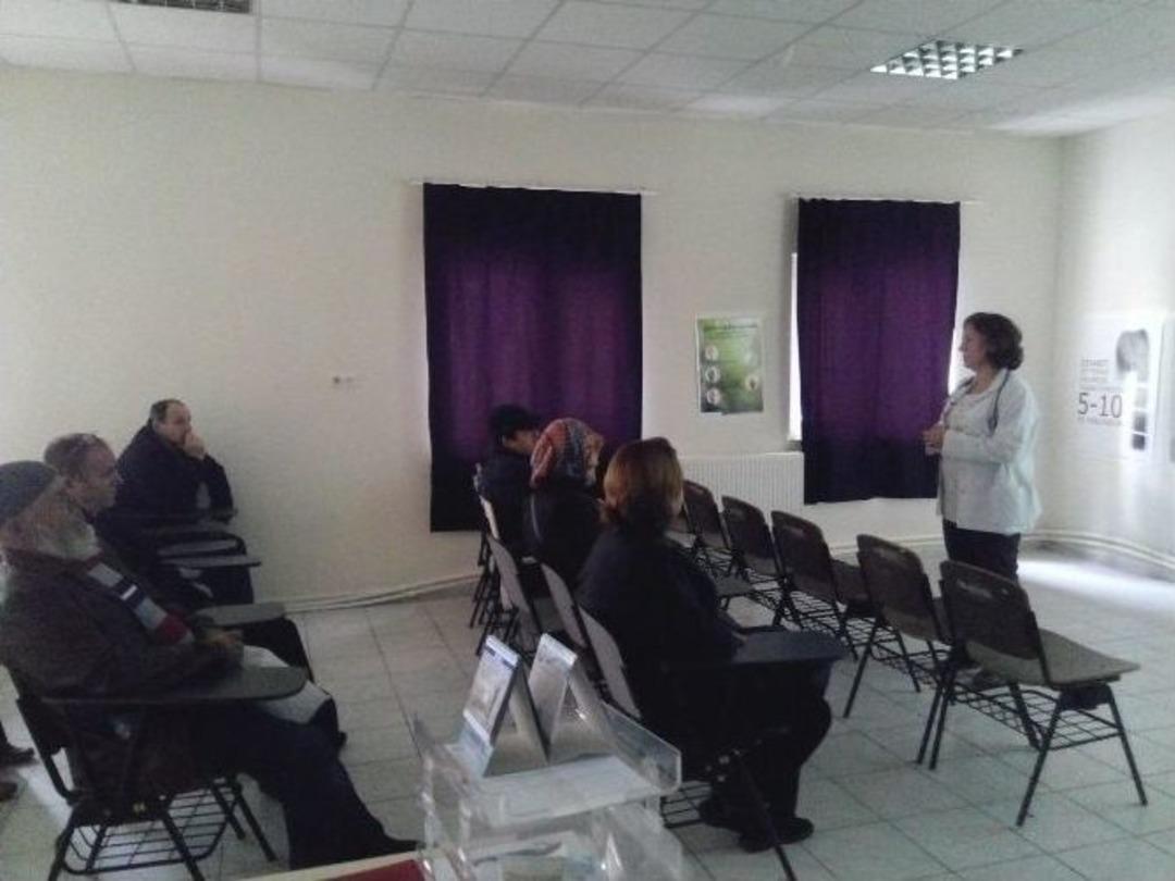 Yoğun Kara Aldırmadan Eğitime Katıldılar