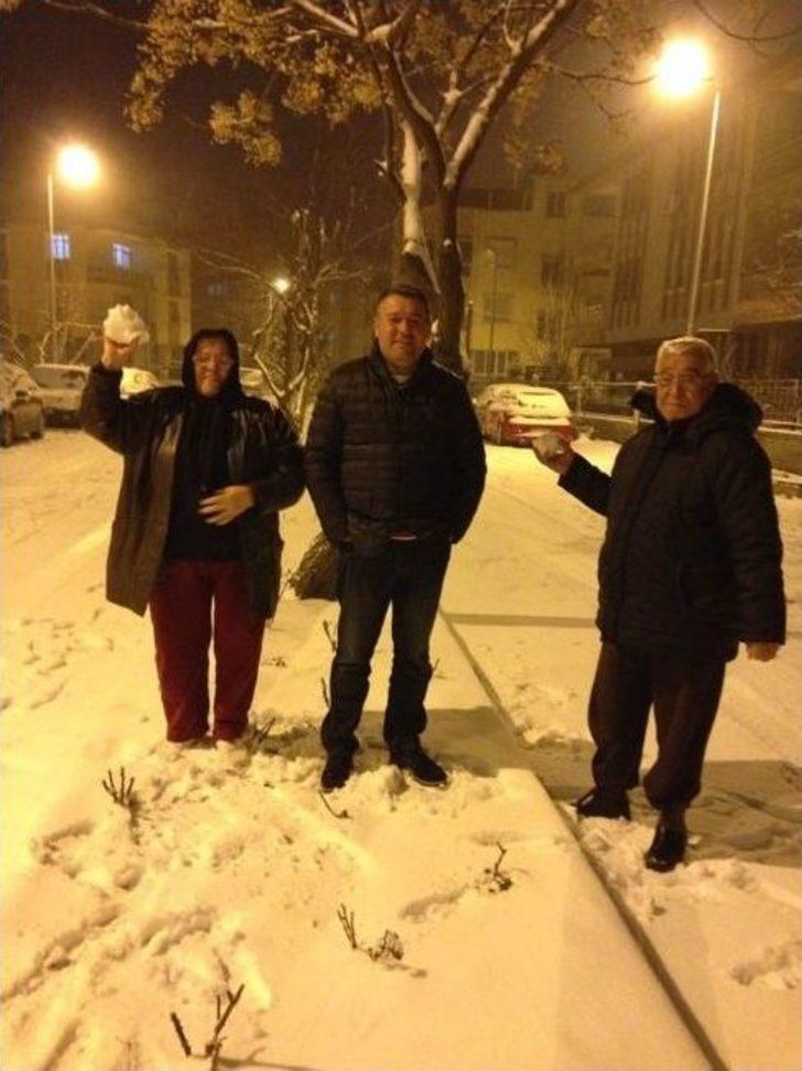 Kula’da Kar Yağışı Etkili Oldu G3