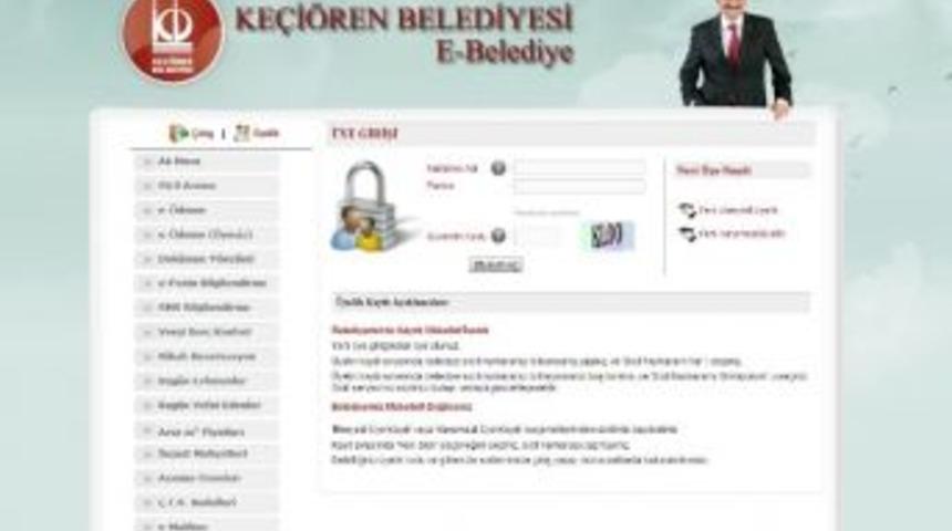 Ke&ccedil;i&ouml;ren Belediyesi E-belediyecilik İle Zirvede