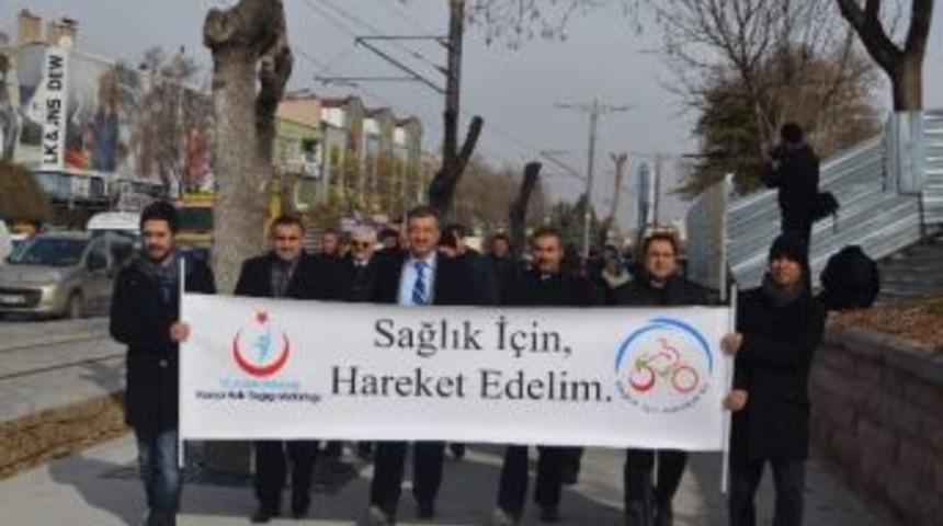 Konya İl Sağlık M&uuml;d&uuml;rl&uuml;ğ&uuml;&rsquo;nden Sağlıklı Yaşam Y&uuml;r&uuml;y&uuml;ş&uuml;