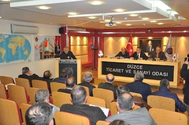 Dtso Meclis Toplantısı Gerçekleştirildi