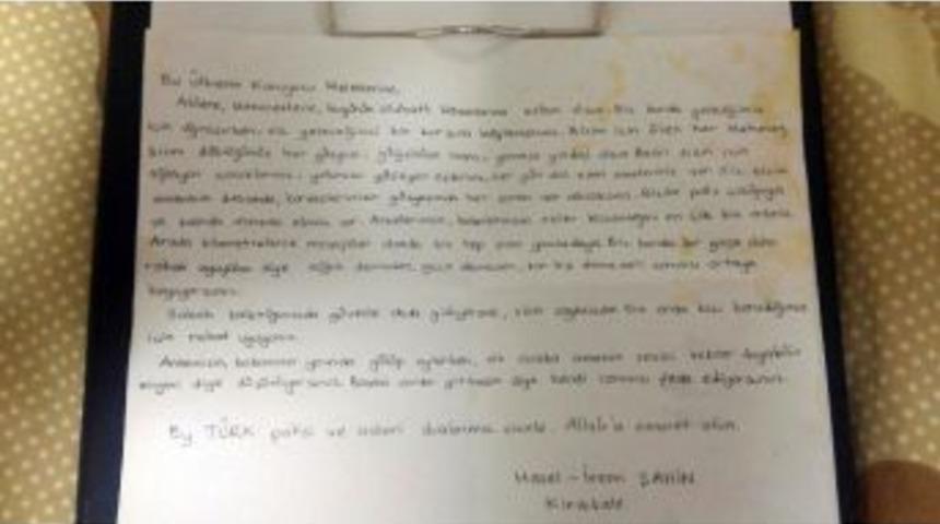 Hazal Ve İrem&rsquo;den Operasyondaki Polislere Mektup