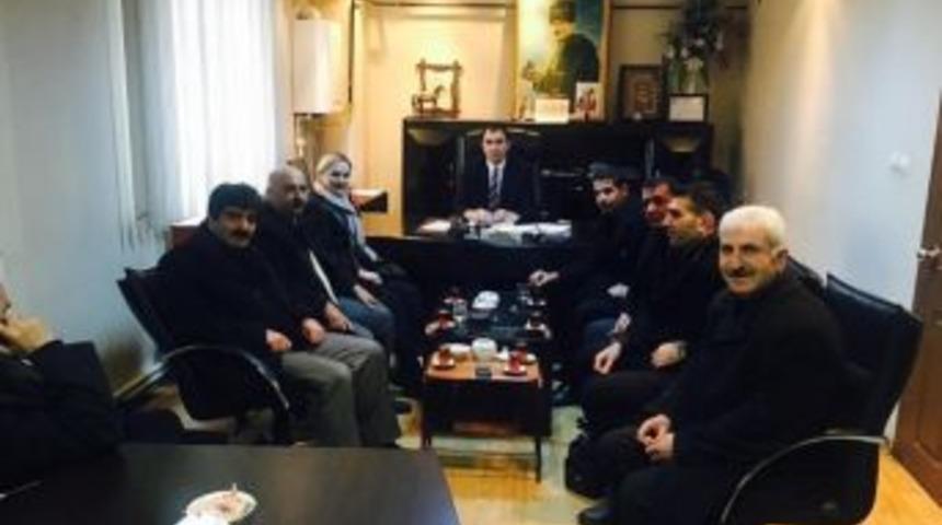 Muhtarlardan Bakallar Ve Manavlar Odası&rsquo;na Ziyaret
