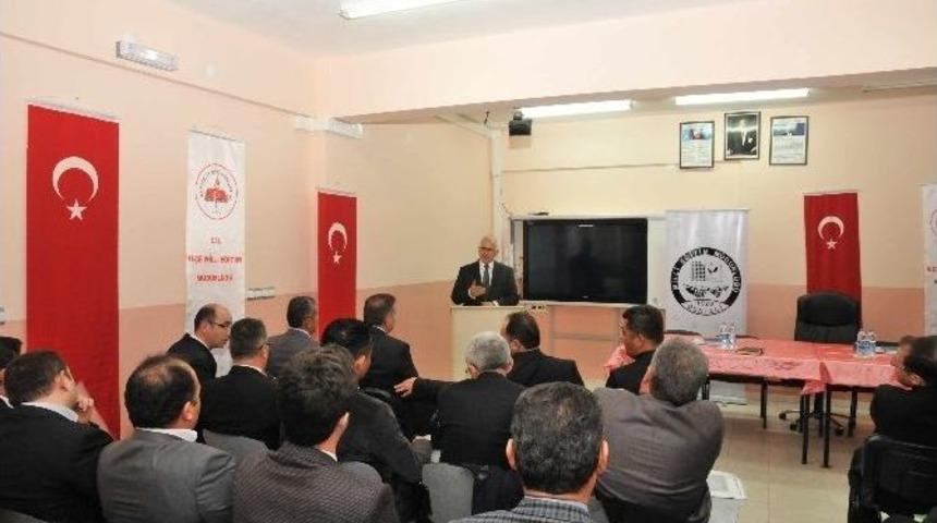 Mahmut Oğuz Eğitim Y&ouml;neticileri İle Bir Araya Geldi