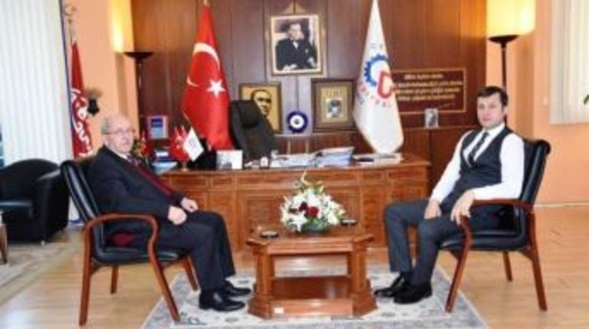 Başkan Albayrak &Ccedil;erkezk&ouml;y Belediye Başkanlığını Ziyaret Etti