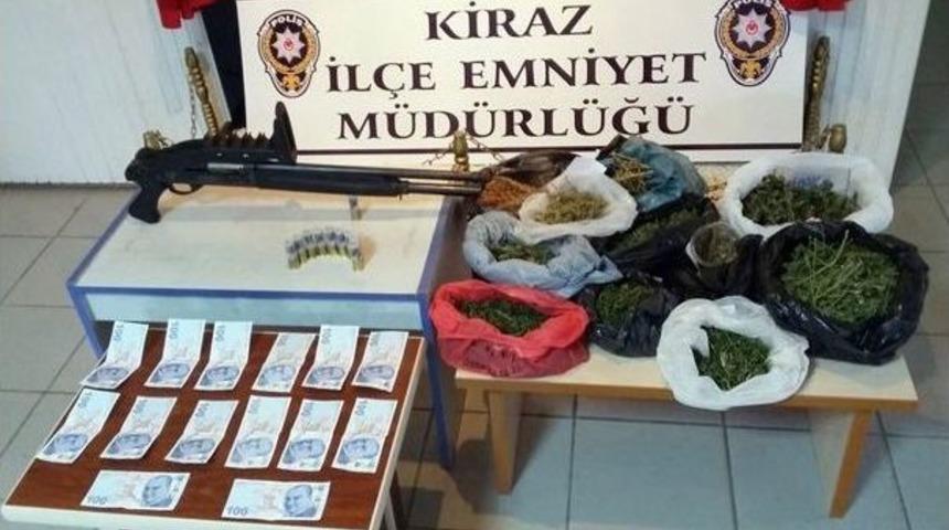 Kiraz Emniyetinden Sahte Para Ve Esrar Operasyonu