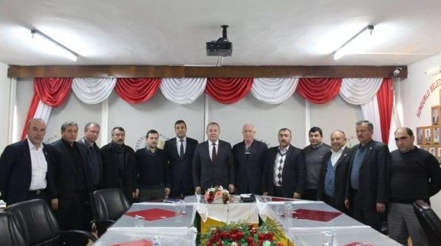 Başkan Şahiner Muhtarlarla Bir Araya Geldi