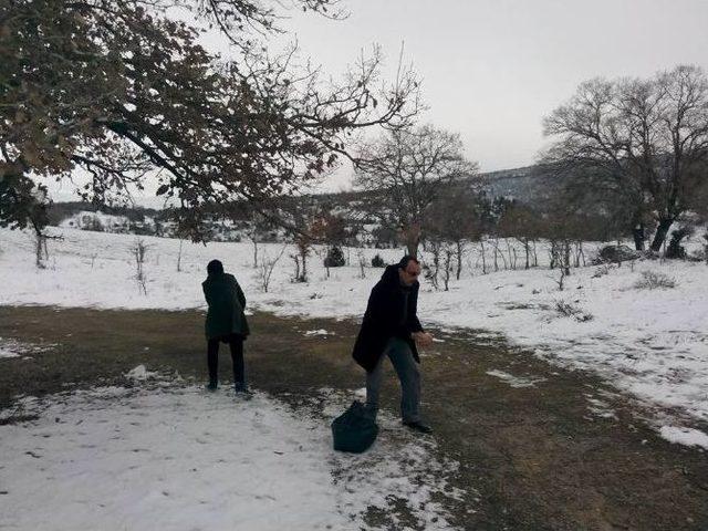 Emet’te Doğaya Yem Bırakıldı