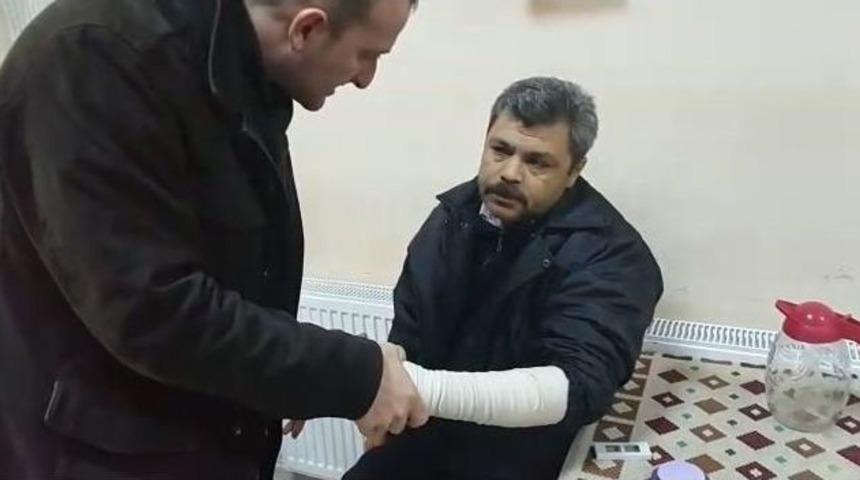 (&ouml;zel Haber) Koluna Sargı Bezi Sararak Dilencilik Yaptı