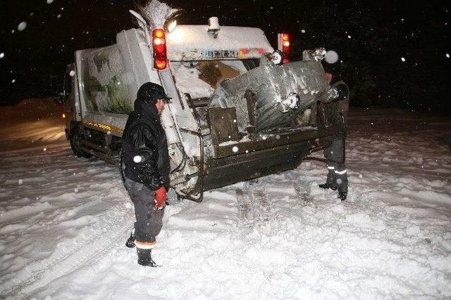 Yozgat’ta Kar Yağışı Sürüyor