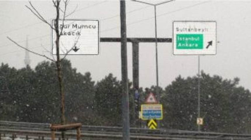 Anadolu Yakasında Kar Yağışı Etkili Oluyor