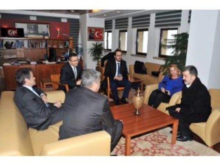 Başkan Tiryaki, Gürcistan Ve Yunanistan Büyükelçileri İle Biraraya Geldi