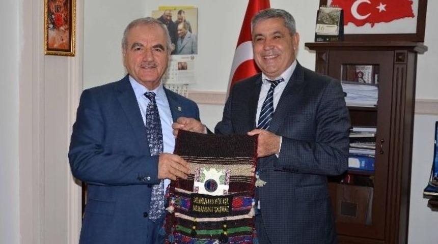 Rektör Harmandar’dan, Başkan Şaşmaz’a Ziyaret