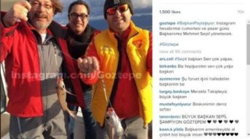 G&ouml;ztepe Instagram Hesabı Başkan Sepil&rsquo;e Emanet