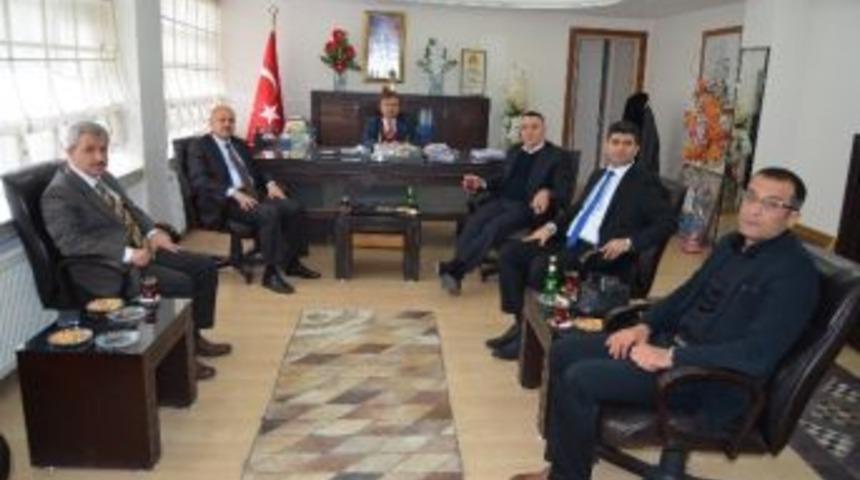 Kaymakam G&uuml;ven&rsquo;e Hayırlı Olsun Ziyareti