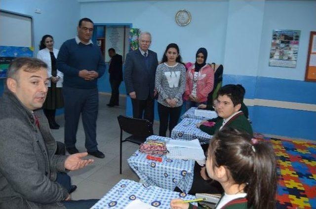 Kaymakam Güven’den Özel Eğitim Sınıfına Ziyaret