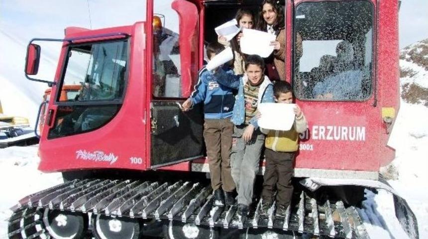 Erzurum&rsquo;da Snowtrack&rsquo;lı Karne Yolculuğu