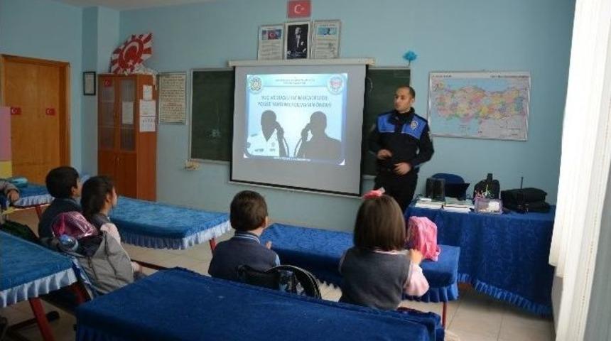 &Ouml;ğrencilere, &Ccedil;ocuk Polis Kimliği Verildi