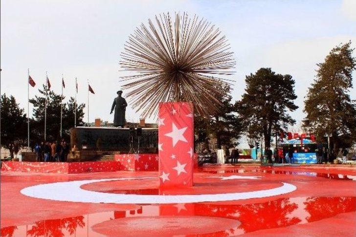 Buzdan Dev Türk Bayrağı G3