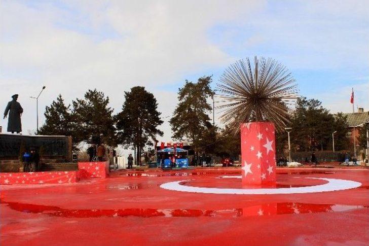 Buzdan Dev Türk Bayrağı G4