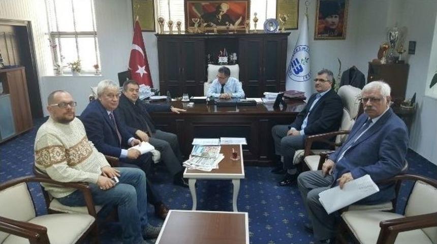 Balıkesir Milletvekili Ali Aydınlıoğlu Edremit Belediyesine Ve Baski M&uuml;d&uuml;rl&uuml;ğ&uuml;ne Ziyaretlerde Bulundu