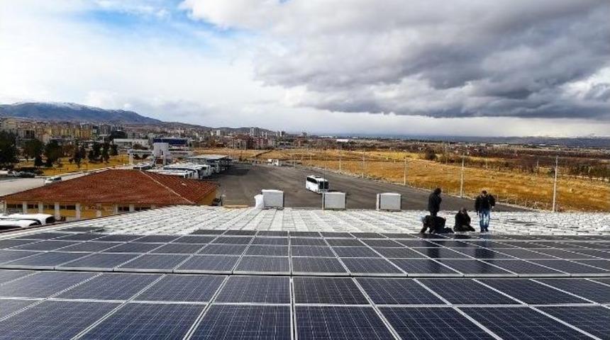 G&uuml;neş Enerjisinden 454 Bin Kwh Elektrik &Uuml;retilecek