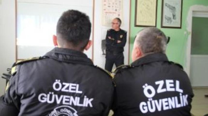 Uşak&rsquo;ta &Ouml;zel G&uuml;venlik Personeline &Ouml;zel Eğitim