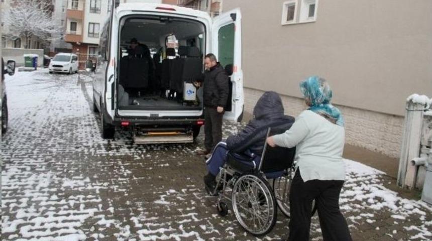 Kar, Sınavına Engel Olamadı