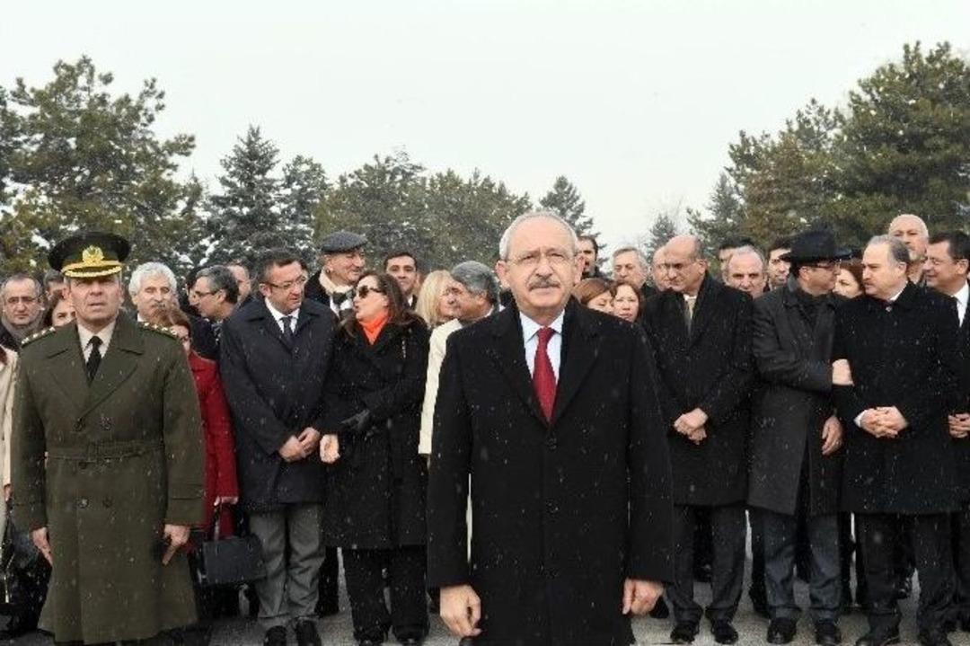 Kılı&ccedil;daroğlu, Pm Ve Ydk &Uuml;yeleriyle Anıtkabir&rsquo;i Ziyaret Etti