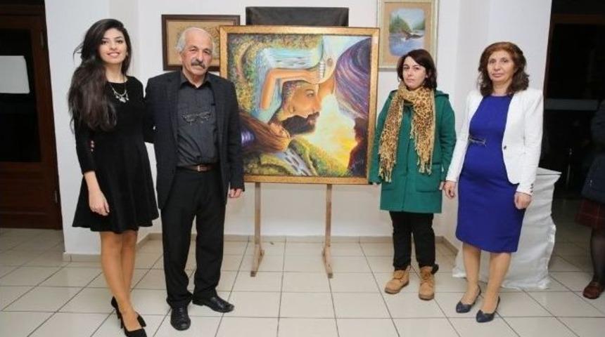Konak K&uuml;lt&uuml;revi&rsquo;nde &rsquo;aile Boyu Resim Sergisi&rsquo;