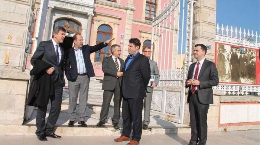 Makedonya K&uuml;lt&uuml;r Bakanı M&uuml;steşarı Şehabi, Edirne Belediye Başkanı G&uuml;rkan&rsquo;ı Ziyaret Etti